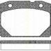 8110 70800 TRISCAN Комплект тормозных колодок, дисковый тормоз