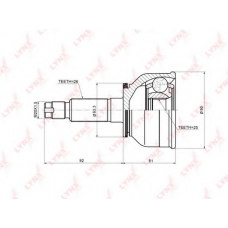 CO5121 LYNX Co-5121 шрус наружный mazda 626 2.0-2.d 83-87