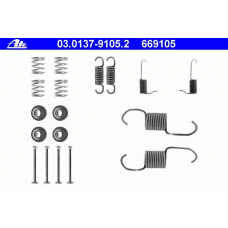 03.0137-9105.2 ATE Комплектующие, тормозная колодка