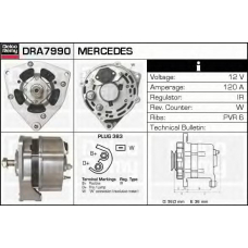 DRA7990 DELCO REMY Генератор