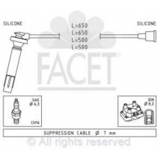 4.9819 FACET Комплект проводов зажигания