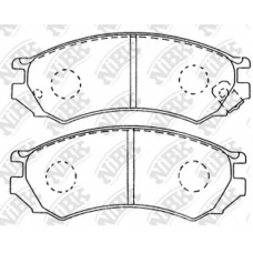 PN2188 NiBK Комплект тормозных колодок, дисковый тормоз