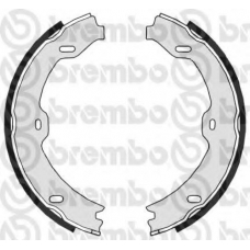 S 50 519 BREMBO Комплект тормозных колодок, стояночная тормозная с