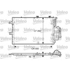 817610 VALEO Конденсатор, кондиционер