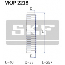 VKJP 2218 SKF Комплект пылника, рулевое управление