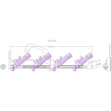 H6456 Brovex-Nelson Тормозной шланг