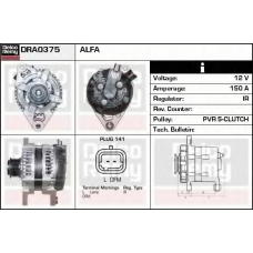 DRA0375 DELCO REMY Генератор