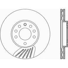 BDR1908.20 OPEN PARTS Тормозной диск