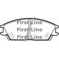 FBP3126 FIRST LINE Комплект тормозных колодок, дисковый тормоз