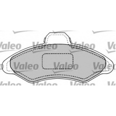 597103 VALEO Комплект тормозных колодок, дисковый тормоз