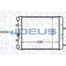 030M11 JDEUS Радиатор, охлаждение двигателя