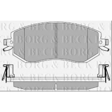 BBP2426 BORG & BECK Комплект тормозных колодок, дисковый тормоз
