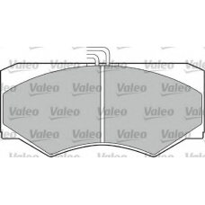 540436 VALEO Комплект тормозных колодок, дисковый тормоз