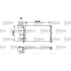 731374 VALEO Радиатор, охлаждение двигателя