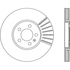 BDA1591.20 OPEN PARTS Тормозной диск