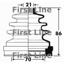 FCB2899 FIRST LINE Пыльник, приводной вал