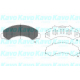 KBP-3511 KAVO PARTS Комплект тормозных колодок, дисковый тормоз
