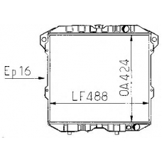 731048 VALEO Радиатор, охлаждение двигателя