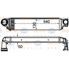 8ML 376 899-101 HELLA Интеркулер