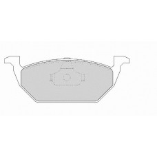 FD6754N NECTO Комплект тормозных колодок, дисковый тормоз