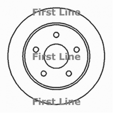 FBD174 FIRST LINE Тормозной диск