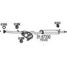 01.67330 MTS Глушитель выхлопных газов конечный