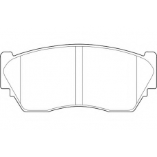 WBP21657A WAGNER LOCKHEED Комплект тормозных колодок, дисковый тормоз
