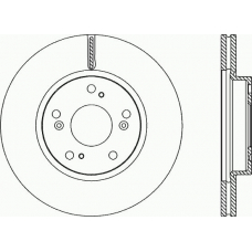 BDA2218.20 OPEN PARTS Тормозной диск