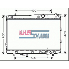 5200591 KUHLER SCHNEIDER Радиатор, охлаждение двигател