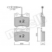 22-0192-0 METELLI Комплект тормозных колодок, дисковый тормоз