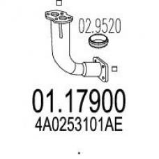 01.17900 MTS Труба выхлопного газа
