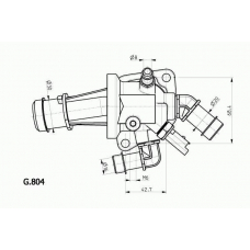 G.804.88 BEHR Термостат, охлаждающая жидкость