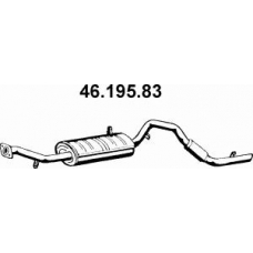 46.195.83 EBERSPACHER Глушитель выхлопных газов конечный