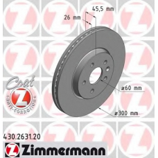 430.2631.20 ZIMMERMANN Тормозной диск