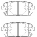 FD7404A NECTO Комплект тормозных колодок, дисковый тормоз