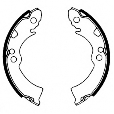 8DB 355 000-661 HELLA Комплект тормозных колодок