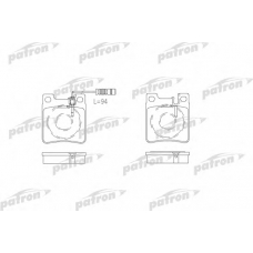 PBP799 PATRON Комплект тормозных колодок, дисковый тормоз