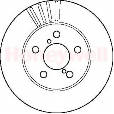 561750B BENDIX Тормозной диск