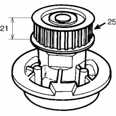 VKPC 85409 SKF Водяной насос