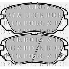 BBP2048 BORG & BECK Комплект тормозных колодок, дисковый тормоз