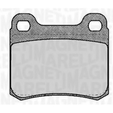 363916060304 MAGNETI MARELLI Комплект тормозных колодок, дисковый тормоз