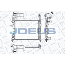RA0110690 JDEUS Радиатор, охлаждение двигателя