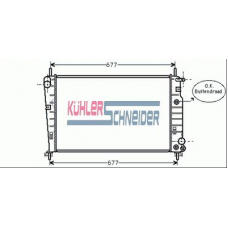 1800291 KUHLER SCHNEIDER Радиатор, охлаждение двигател