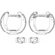 8DB 355 003-771 HELLA PAGID Комплект тормозных колодок