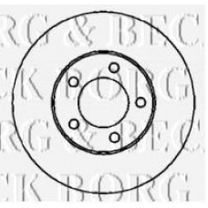 BBD4418 BORG & BECK Тормозной диск