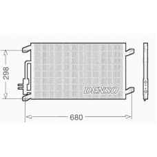 DCN13016 DENSO Конденсатор, кондиционер