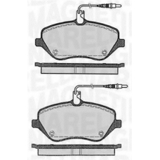 363916060615 MAGNETI MARELLI Комплект тормозных колодок, дисковый тормоз