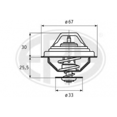 350333 ERA Термостат, охлаждающая жидкость