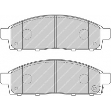 FSL4023 FERODO Комплект тормозных колодок, дисковый тормоз