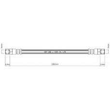 VBH966 MOTAQUIP Тормозной шланг